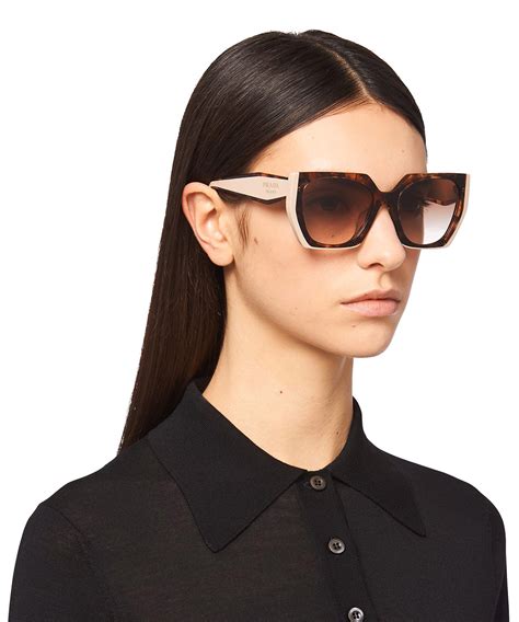 prada round-frame tortoiseshell acetate sunglasses|prada pr 15ws sunglasses.